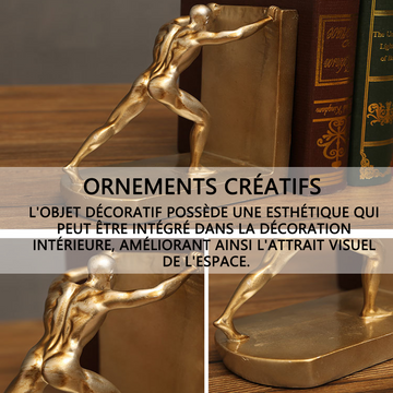 Ornements 9,5x16x17cm classeur de livres ornement d'étagère décorations de bureau pour livres et magazines petits objets decoratifs